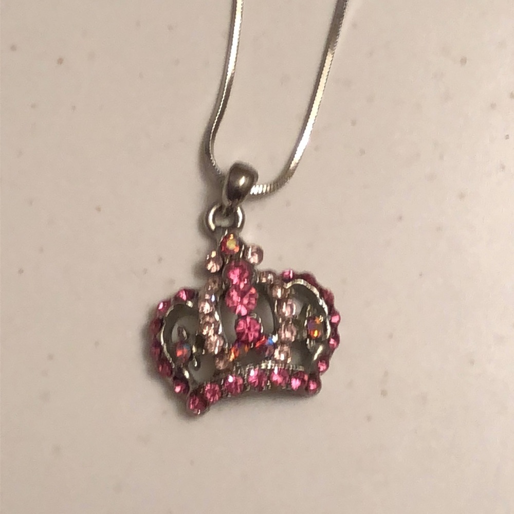 Pink Tiara Necklace